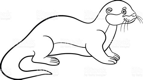 Otter Outline Drawing at PaintingValley.com | Explore collection of ...