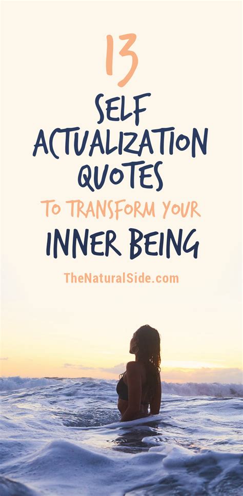 13 Great Self Actualization Quotes to Transform your Inner Being | Self ...