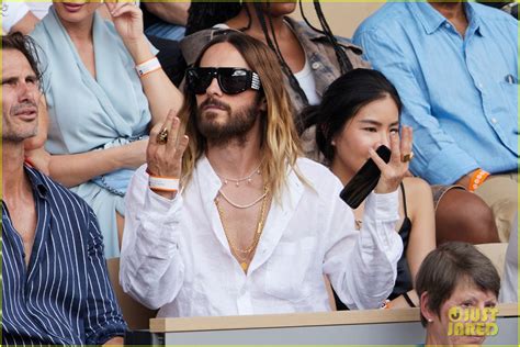 Photo: jared leto rumored girlfriend thet thinn paris tennis tournament ...