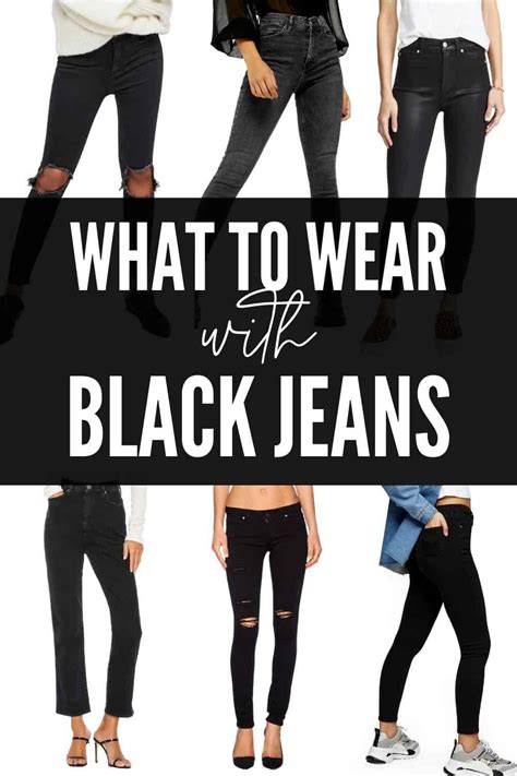 What to Wear with Black Jeans: 16 Black Jeans Outfit Ideas