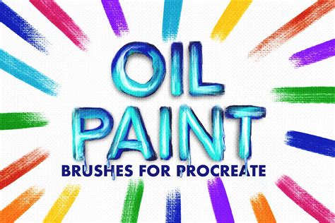 Procreate Oil Paint Brushes By Seamless Team | TheHungryJPEG