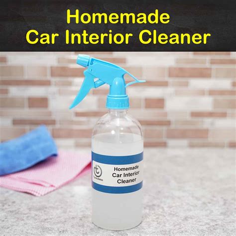 DIY Car Interior Cleaners: Cleaning Dashboard, Windows & Seats