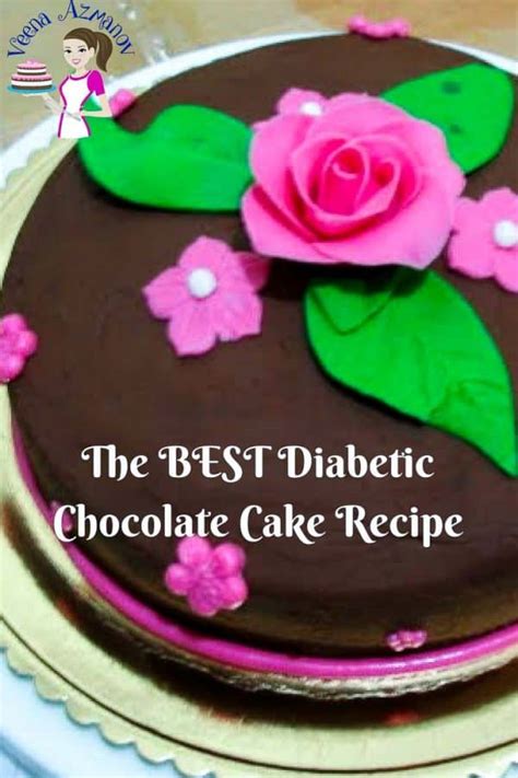 The BEST Diabetic Chocolate Cake - Veena Azmanov