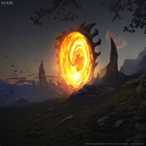 ArtStation - Oblivion Gate, Nuare Studio | Elder scrolls art, Elder scrolls oblivion, Portal art