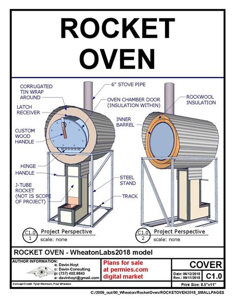 Rocket Oven 2018 plans download (digital-market forum at permies)