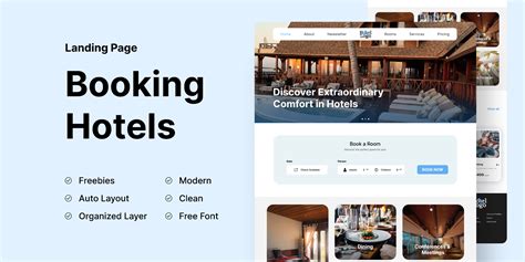 Booking Hotel Landing Page | Figma