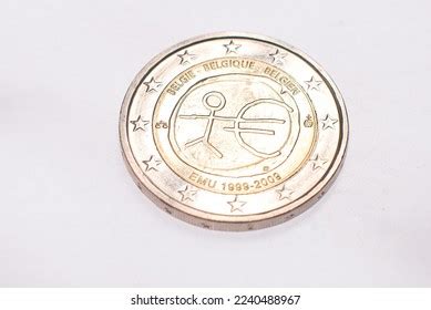 Coin Collection 2 Euro Commemorative Coins Stock Photo 2240488967 ...