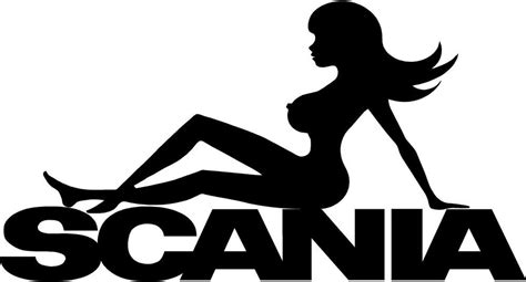 Scania mudflap girl HGV Truck sticker decals for glass - bodywork - decor | eBay | Truck ...