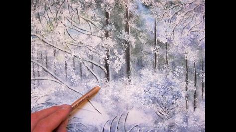 Winter Woods, speed painting by Thundy - YouTube