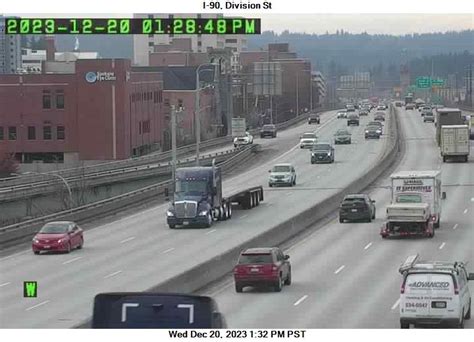 WSDOT - I-90 at MP 282.2: Division #1 Camera