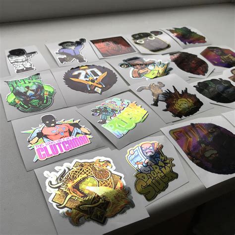 Foil Stickers from CS GO in real life IRL Set NaVi Fnatic | Etsy