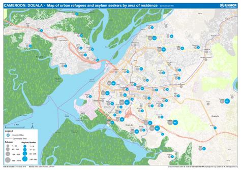 Document - Douala- Map of urban refugees and asylum seekers by area of ...