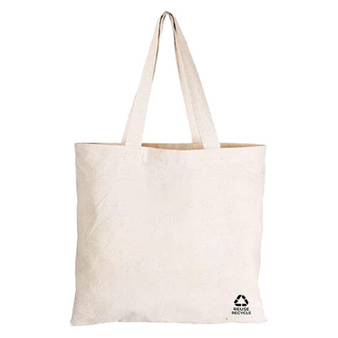 Reusable Canvas Shopper Bag - Natural