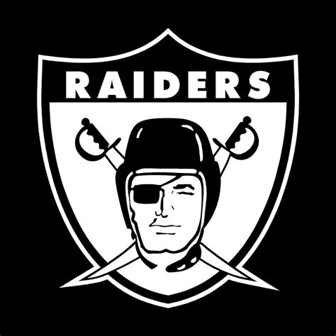 Throwback Raiders 4 Life Shield Decal/Window Sticker | Raiders, Raiders ...