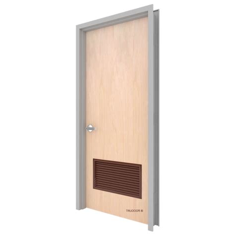 Commercial Wood Doors with Louver Vents