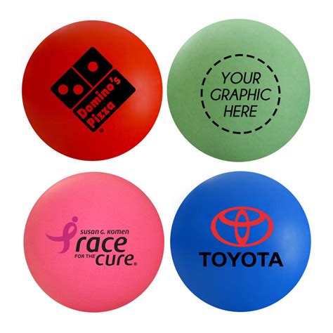 Custom Color Ping Pong Ball (1-Star, Double Sided Imprint) - Pong ...