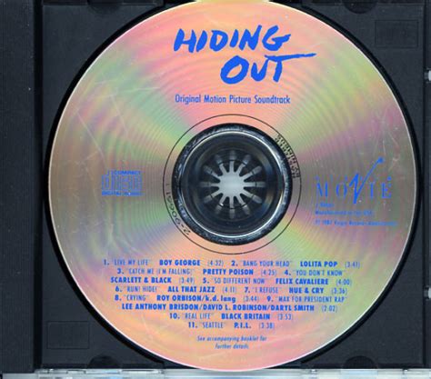 Hiding Out Soundtrack (1987) - CD Sniper Reference Collection of Rare ...