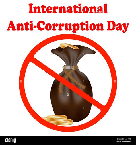 International Anti-corruption day icon, logo, symbol, sign. Isolated on ...