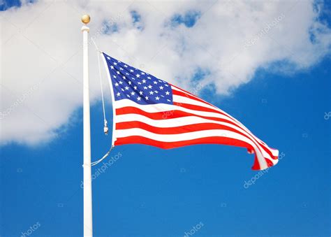 American flag flying in the wind — Stock Photo © Syda_Productions #12453085