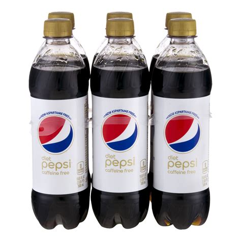 Pepsi Diet Caffeine Free 6 Pack of 16.9oz Bottles | Garden Grocer