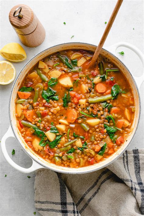 Veggie Lentil Soup Recipe | Besto Blog