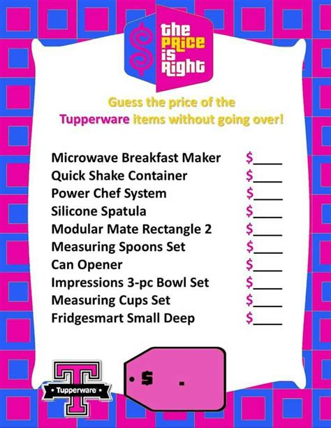 Pin by Juanita Greer on games | Tupperware consultant, Tupperware, Tupperware recipes