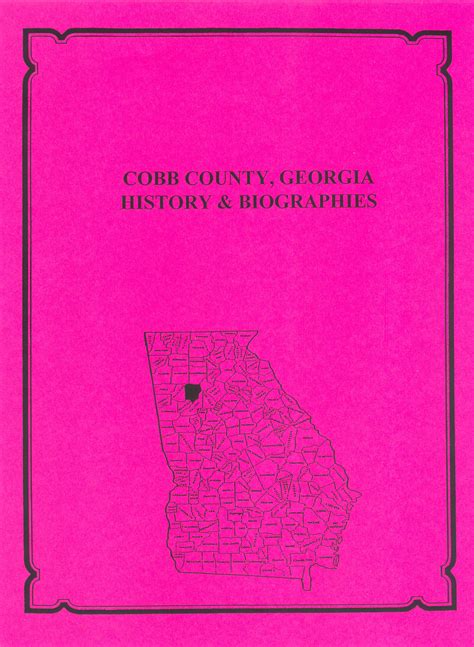 Cobb County, Georgia Biographies - Mountain Press and Southern ...