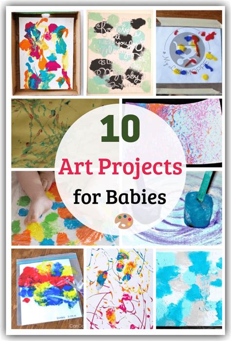 10 Easy and Fun Art Projects for Babies to Make (with Paint Recipes) | Baby art projects, Baby ...