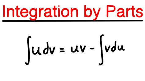 How to Integrate by Parts - YouTube