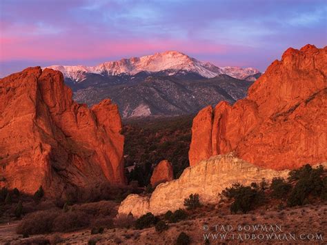 Pike's Peak Sunrise | Garden of the Gods, Colorado | Colorado Mountain ...