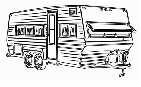 Caravan Coloring Pages