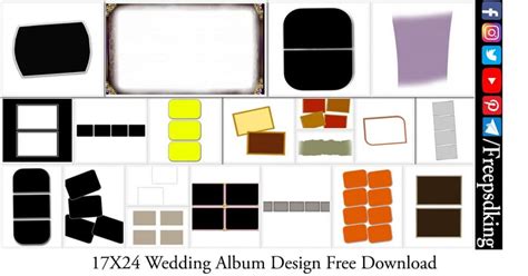 Wedding Album Frame PSD Free Download - Freepsdking.com