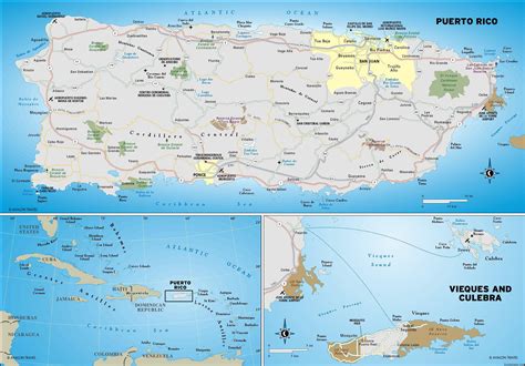 Puerto Rico Map - ToursMaps.com