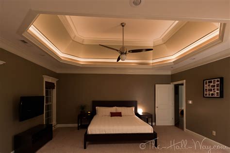 Tray+Ceiling+Design+Ideas | ... family room and master bedroom had rope lights in the tray ...