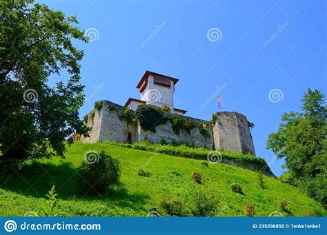 Gradacac Castle in Town of Gradacac, Bosnia and Herzegovina is a ...