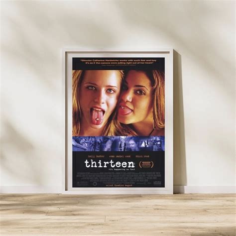 Thirteen Movie Poster, Aesthetic Movie Poster, Gift for Thirteen Fan ...