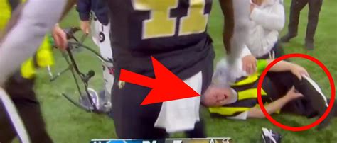 Yikes! NFL Sideline Official Suffers Absolutely Horrific Leg Injury ...