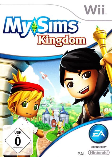 MySims: Kingdom (2008) Wii box cover art - MobyGames