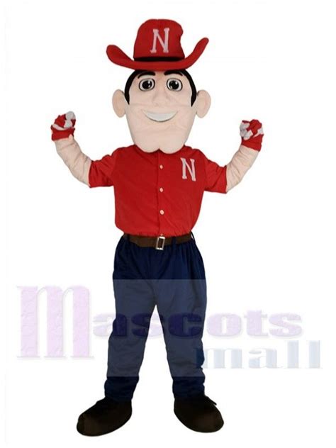 Nebraska Cornhuskers Herbie Husker Peasant Mascot Costume | Mascot ...