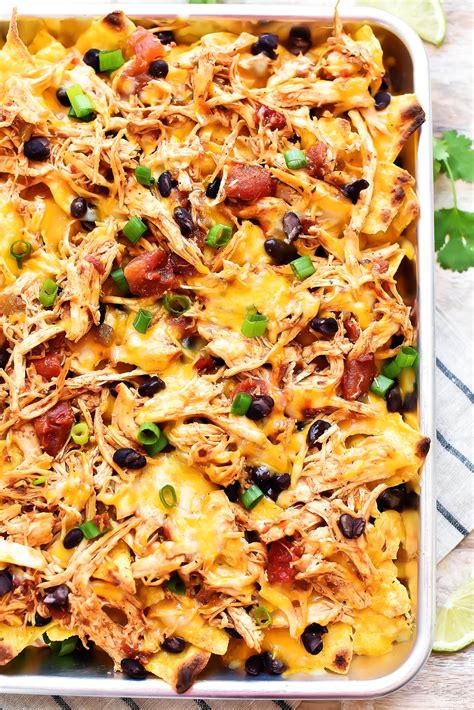 Sheet Pan Chicken Nachos - Life In The Lofthouse