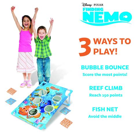 Disney Pixar Finding Nemo Bubble Bounce Game Set by GoSports | Include ...