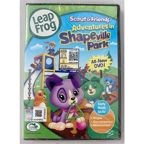 DVD Children Education Leap Frog Scout & Friends: Adventures In Shapeville Park (Age 2-5 Years ...