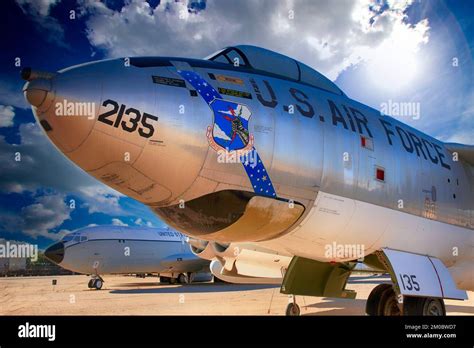 1947 Boeing B-47 Stratojet long-range strategic bomber plane on display ...