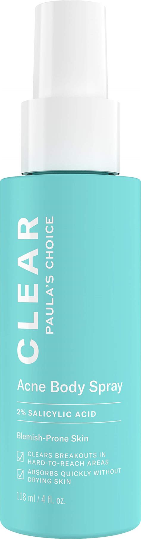 Buy Paula's Choice CLEAR Back & Body Acne Spray, 2% BHA (Salicylic ) for Bacne, Blackheads ...