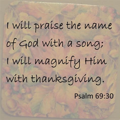 Psalm 69:30 – Pleading in Prayer