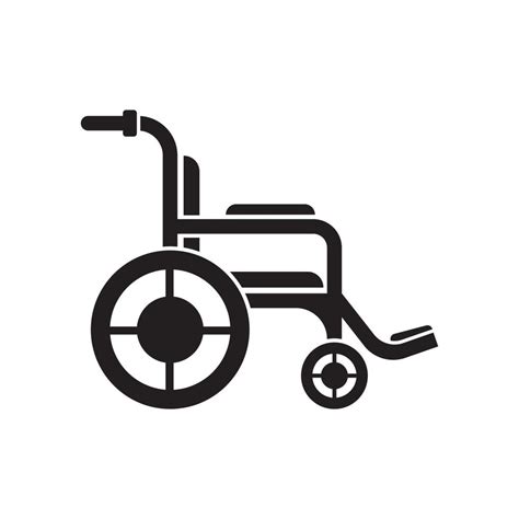 Simple wheelchair symbol icon,illustration design template. 21616273 Vector Art at Vecteezy