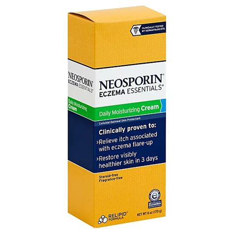 Neosporin Eczema Essentials Daily Moisturizing Cream - 6 Oz - jewelosco