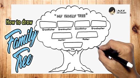 How to draw a Family Tree easy - YouTube