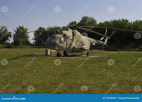 Old Military Helicopter Stock Photography - Image: 12318382