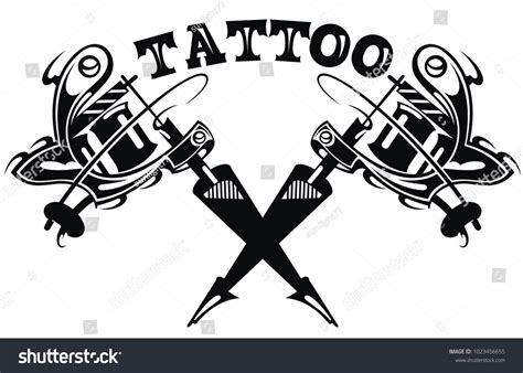 Vector Tattoo Studio Logo Template Stock Vector (Royalty Free ...